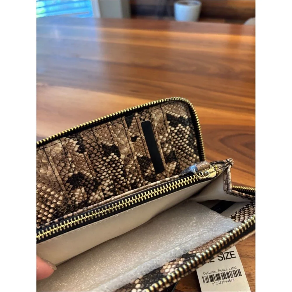 NWT New INC Snake Skin Hazell Wallet Wristlet